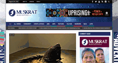 Desktop Screenshot of muskratmagazine.com